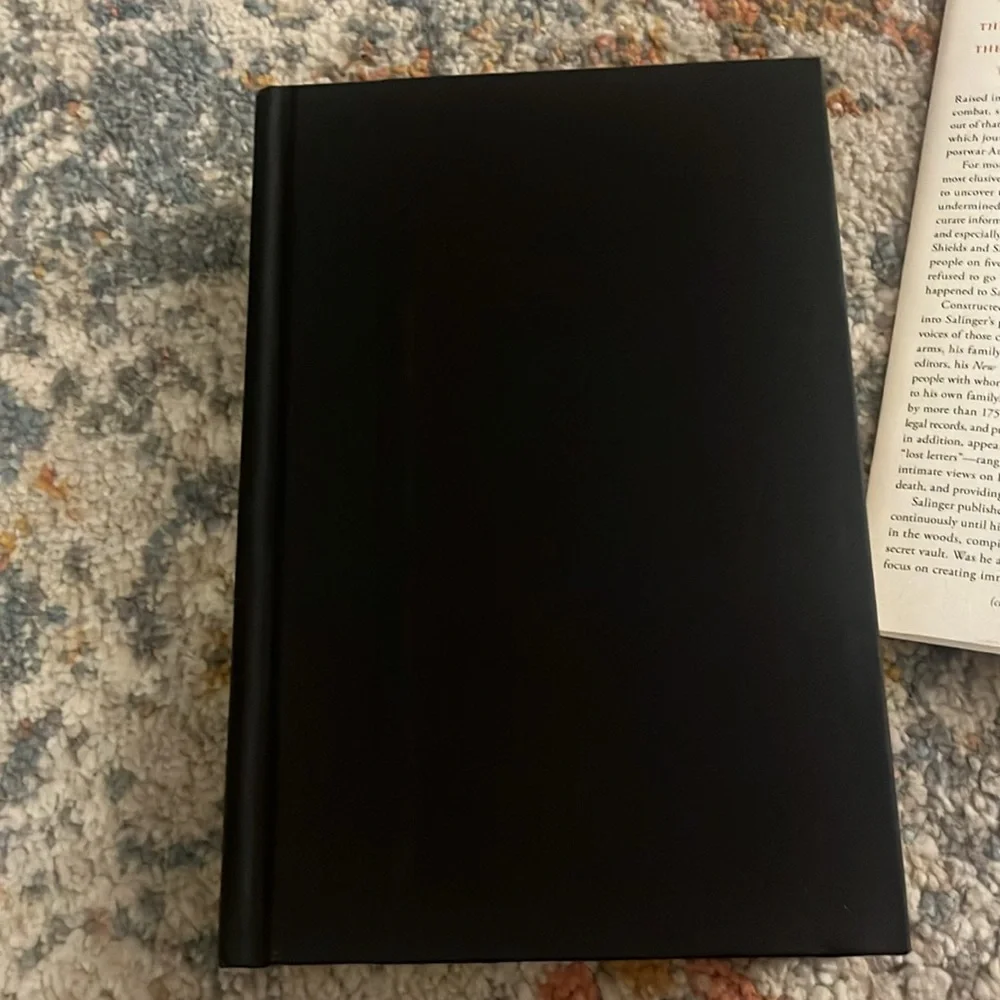 SALINGER Official Book of the Documentary Film DAVID SHIELDS HCDJ 1ST/1ST print